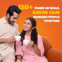 CTC Organic Wagh Bakri Strong Leaf Tea Pack, 1Kg, Assam - 1 kg, Red