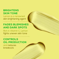 Joy Face wash Joy Skin Brightening Lemon Face Wash (150ml) With Vitamin C For Naturally Glowing Skin | Removes Excess Oil & Dirt | Suitable For All Skin Types - 150 g, yellow
