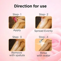 Cipla Health Ikin Rose Hair Remover Cream For All Skin - Bikini Hair Removal Cream For Women & Girls - 60g, Rose