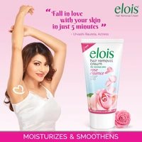 Elois Hair Removal Cream for Women With Rose Extract, Normal Skin(100g) Suitable for Legs, Underarms, Bikini Line 2x Longer Lasting Smoothness than Razors - 100g, pink