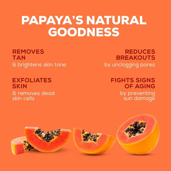 Joy Face wash Joy Skin Fruits Spots & Tan Clear Papaya Face Wash - 150 g, yellow