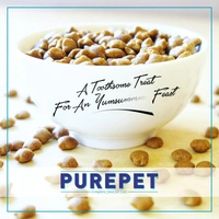 Purepet Ocean Fish Adult Dry Cat Food 250g - 250g, Blue