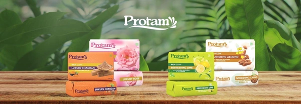 Protam Soap Refreshing Lime - Refreshing Soap with Aloevera & Glycerine 5 Pc - 100 Each ( 5 pc ), Green