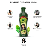 Dabur Amla Hair Oil - 138 ml | For Strong, Long and Thick hair | Nourishes Scalp | Controls Hair Fall, Strengthens Hair & Promotes Hair Growth - 138ml, Green