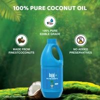 Bajaj 100% Pure Coconut Oil 1 litre - 1 litre, White
