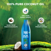 Bajaj 100% Pure Coconut Oil 600 ml - 600 ml, White