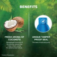 Bajaj 100% Pure Coconut Oil 600 ml - 600 ml, White
