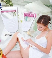 Aroma Disposable Blades Body and Private Parts hair Shaving Razor for Women | Hair Removal Disposable blades (6 Blades) Stainless Steel Blade, Platinum Coated, Single Edged - 6 pc, Crimson