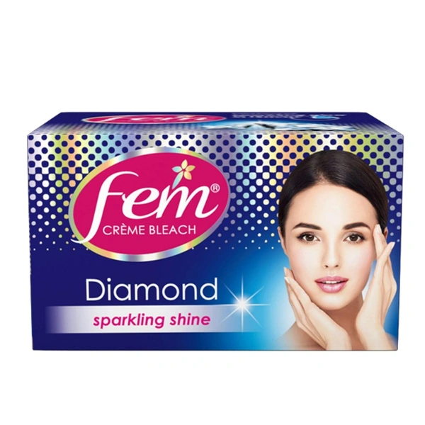 Fem Diamond Creme Bleach, 10 Gm - 10 g, Diamond
