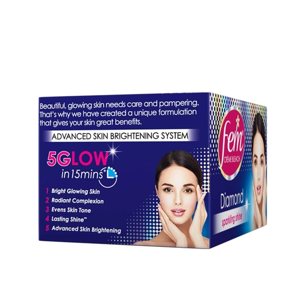 Fem Diamond Creme Bleach, 10 Gm - 10 g, Diamond