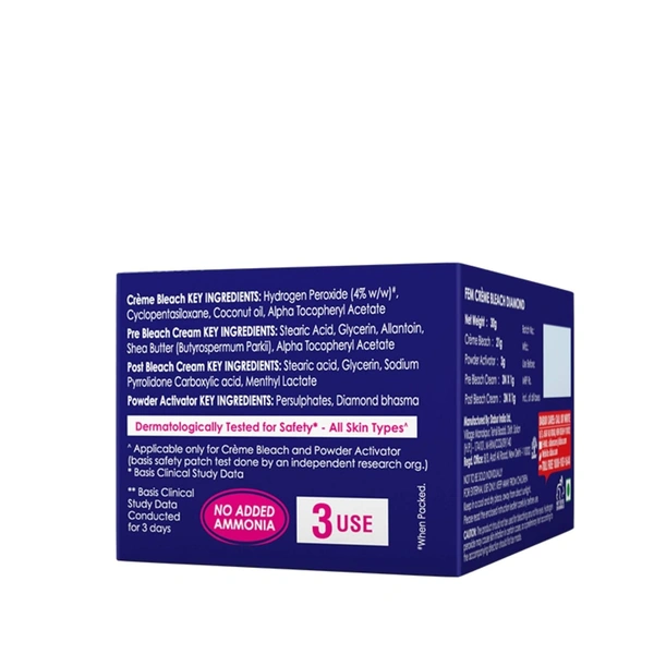 Fem Diamond Creme Bleach, 10 Gm - 10 g, Diamond