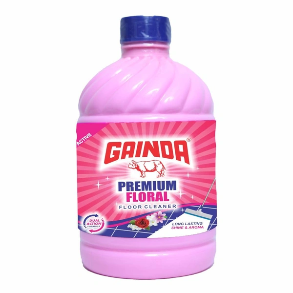 Gainda Floral Floor Cleaner Dirt Removal Disinfectant Phenyl Liquid Surface Stains & Germs Cleaning For Homes Offices Commercial Use - (2L, Pack of 1) - 2 L, Pink