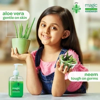 Godrej Protekt magic Powder-to-Liquid Handwash - 3 Refills | 27g (makes 200ml per refill) - 200 Per Ml, Forest Green