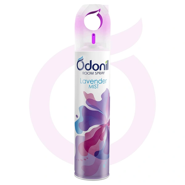 Dabur Odonil Air Freshener Lavender Mist Room Spray - 220 ml | Nature Inspired Fragrance for Home, Office, Living Room, Bedroom, Workspace & Kitchen | Long Lasting Fragrance | Instant Freshness - 220 ml, Green