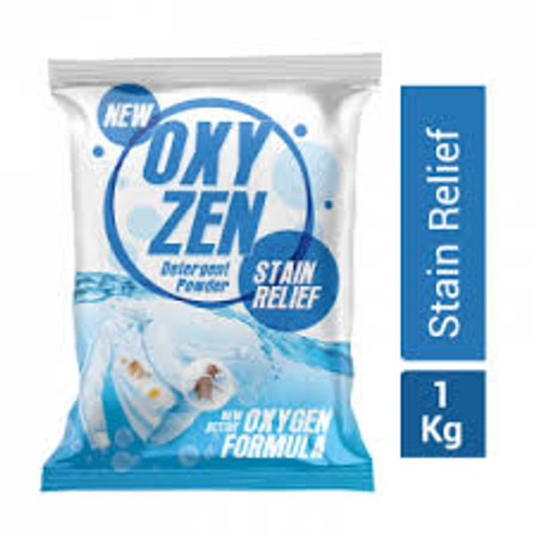 Oxygen Detergent Powder || 1kg - 1 kg, White