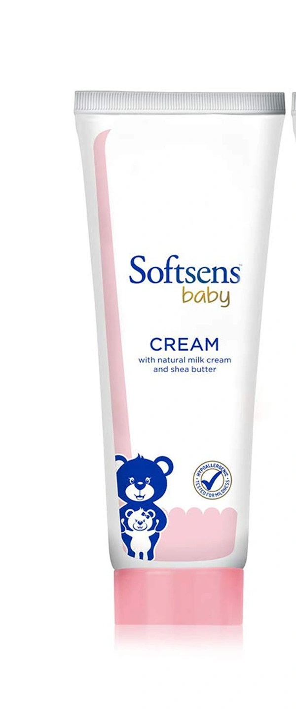 Softsens Baby Rich Moisturising Cream with Natural Milk Cream & Shea Butter, 100G - 100ml, White