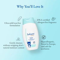 Softsens Baby TEAR FREE Baby Wash with natural milk cream & shea butter 200ml - 200 ml, White