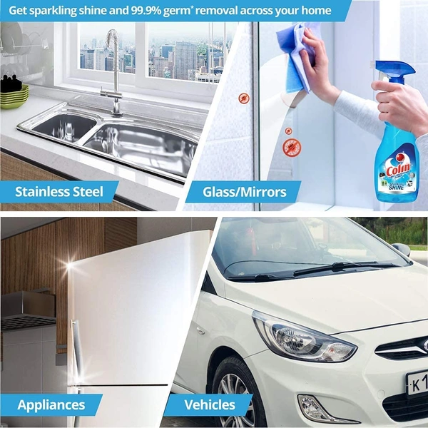FB One Super Cleaner (Colin) for Mirror LED TV Cars Etc, - 500 ml, Blue