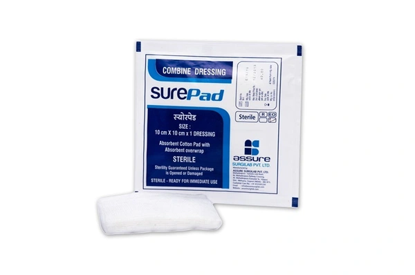 10 CM X 10 CM COMBINE DRESSING - 10 CM X 10 CM