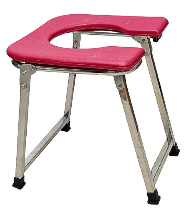 Commode Stool    S S Square Pipes CS3