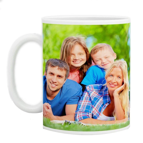 Kraftify Personalised Photo Coffee/Tea/Mik Mug - Gift for Birthday, Anniversary Valentines - for Girlfriend, Boyfriend, Husband, Wife & Friends, Kids - 330 ml (White)