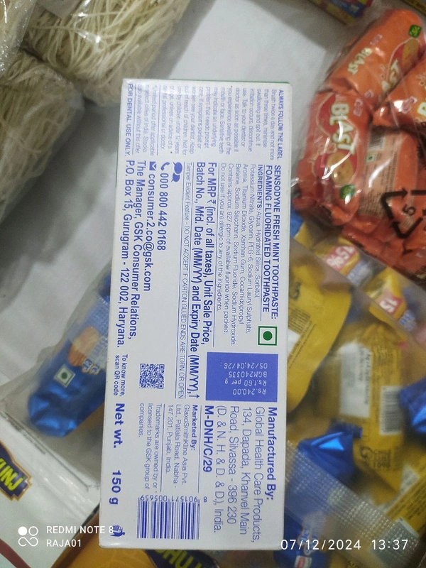 Sensodine Paste Set