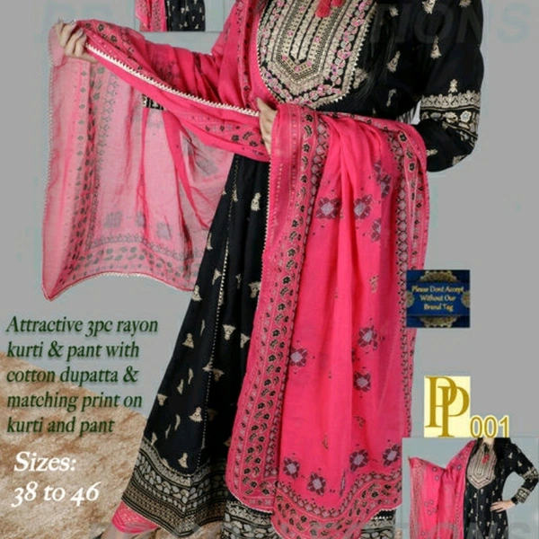 Kurti Sets - black-pink, L