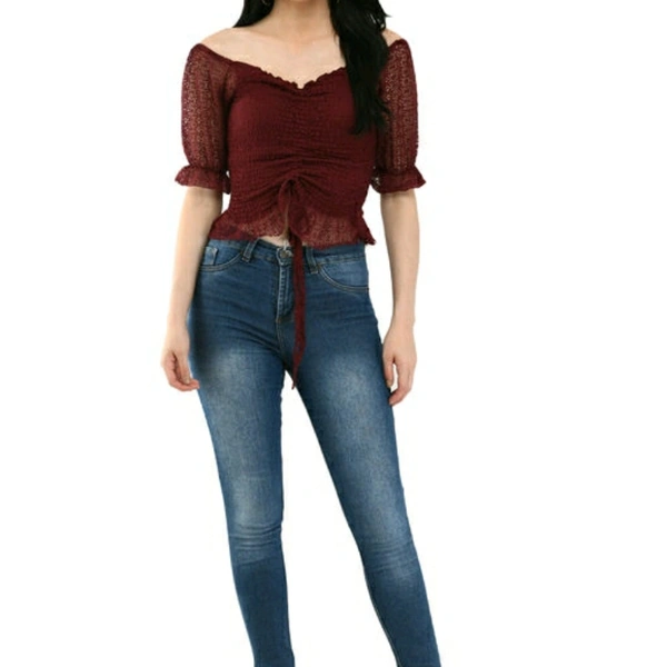 Tops For Women - Maroon, M
