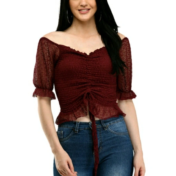 Tops For Women - Maroon, L