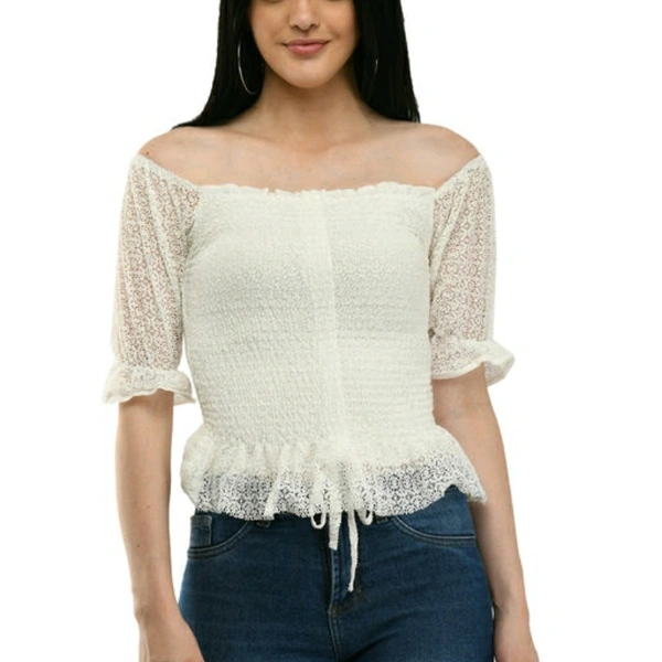 Tops For Women - White, S