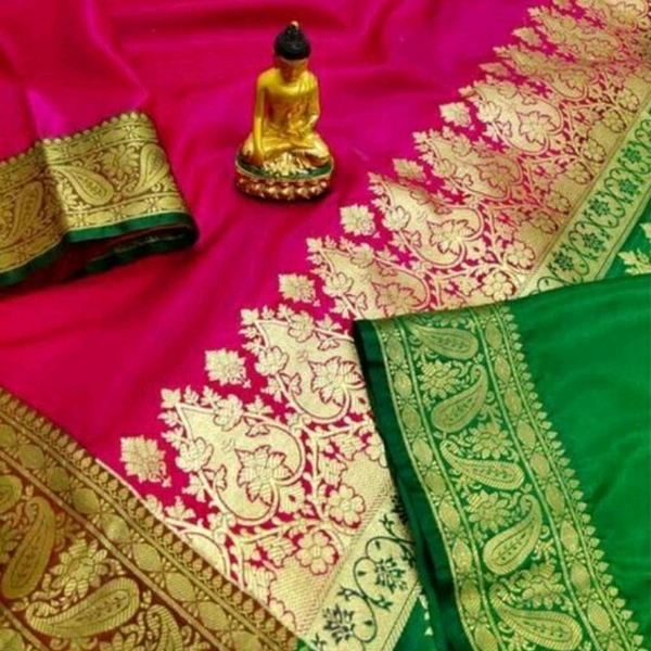 Banarasi Sarees - Free Size, Rose pink