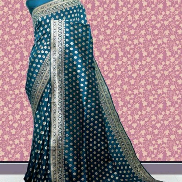Banarasi Sarees - Teal Blue