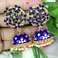 Earrings - light blue