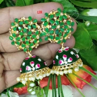 Earrings - light blue