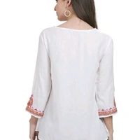 Women Tops - White pink, XS