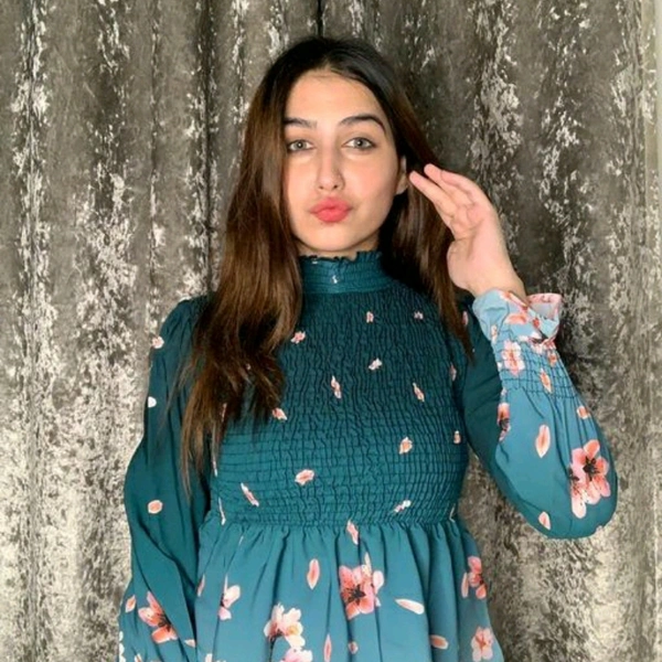 High Neck Women Tops - Blue, S