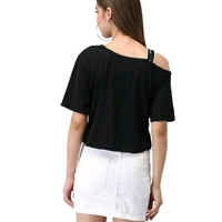 Off Shoulder Tops - Black, S