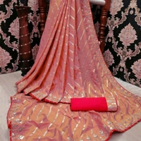 Designer Sarees - Rose Pink