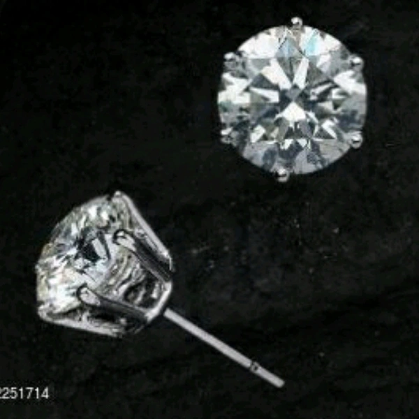 Stud Earrings - crystal clear