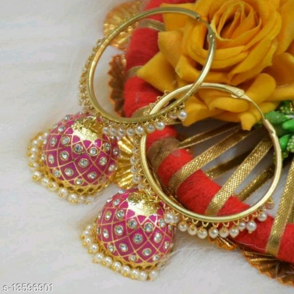 Earrings - Pink