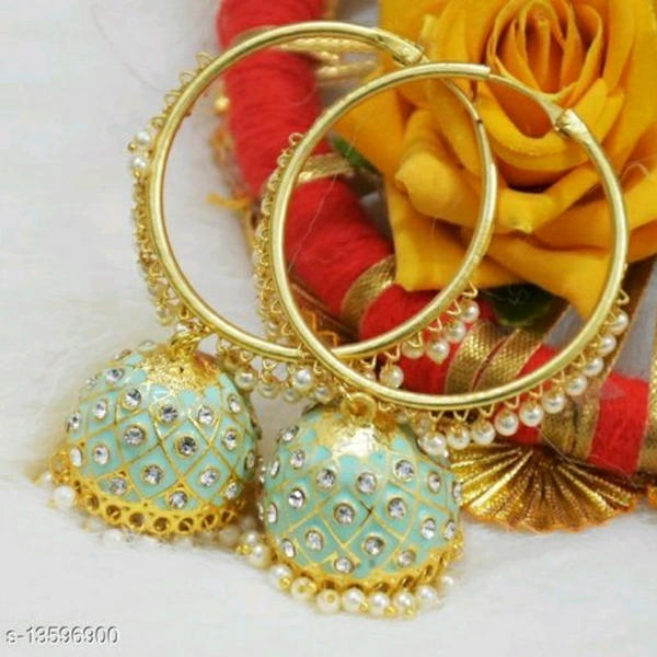 Earrings - Mint green
