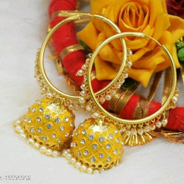 Earrings - Sunshine Yellow