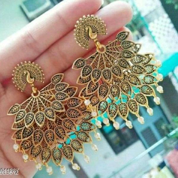 Earrings - Golden yellow