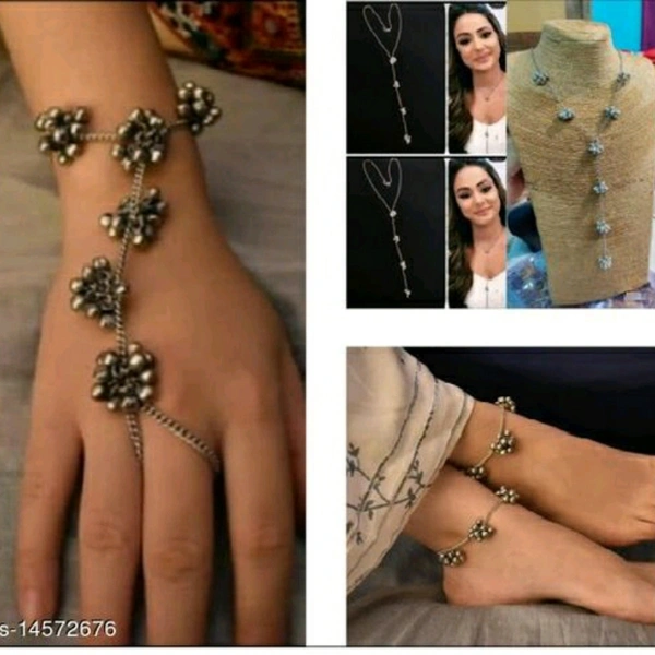 Jewellery Set - Silver , Free size