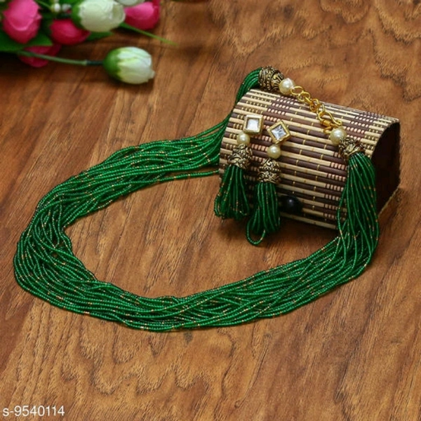 Jewellery Set - Maroon