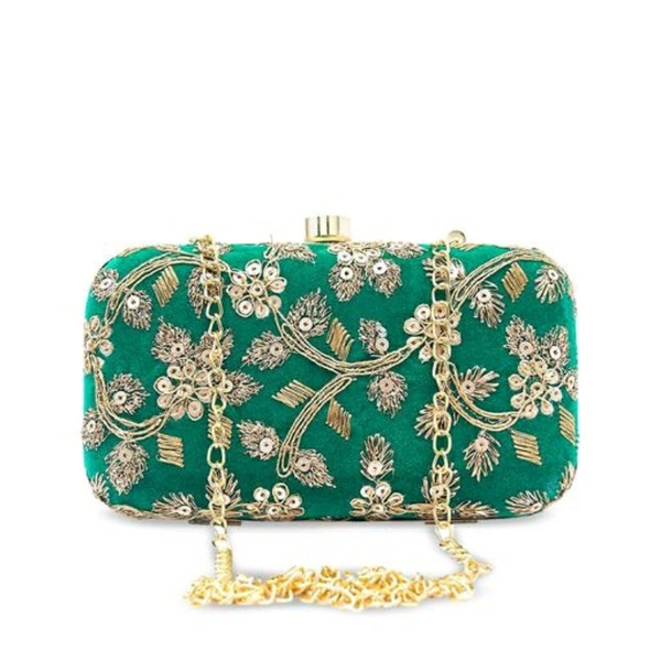 Clutches For Women - Green, free size