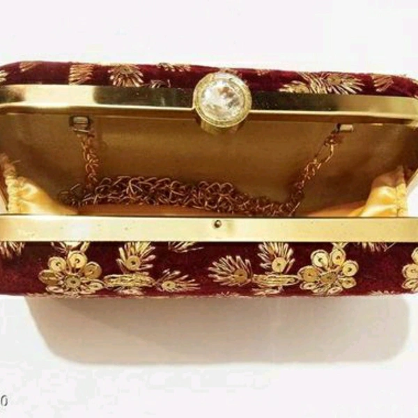Clutches For Women - Maroon, free size