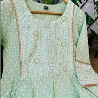 Kurtis For Women - Mint green, M