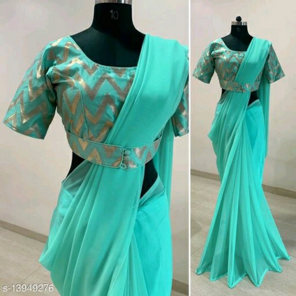Designer Sarees - Mint green