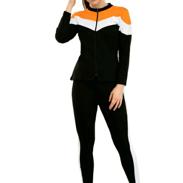 Women Active Wear - Orange, XXL